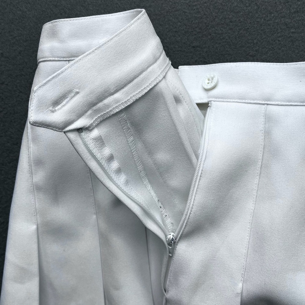 VTG Head Sports Wear White Pleated Tennis Skirt Womens Size 8 Y2K Athletic Mini - Picture 6 of 8